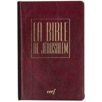 Bible de Jérusalem - PVC bordeaux 