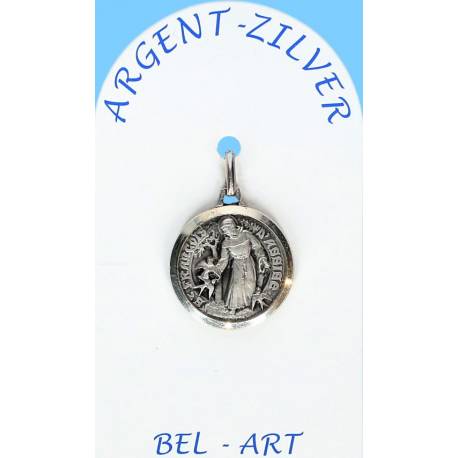 Médaille Argent - St François - 16 mm