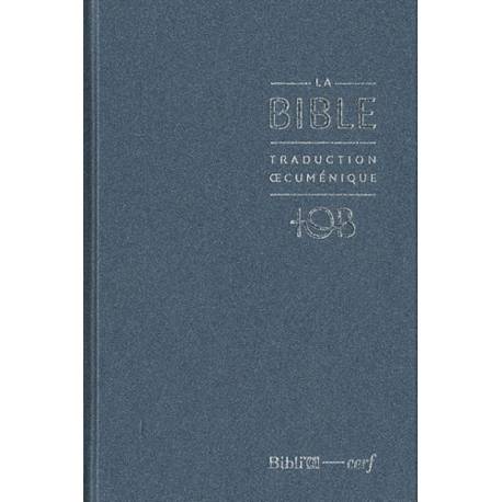 Bible TOB - Couverture rigide bleue 