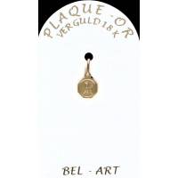 Medaille plaqué-goud - Scapulier - 8 mm 