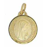 Médaille Ave Maria - Métal doré