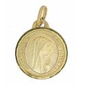 Médaille Ave Maria - Métal doré