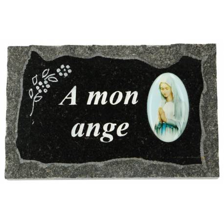 Plaque Cimetiere A Mon Ange 9X14 