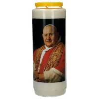 Noveenkaars / wit / Paus H Johannes XXIII 