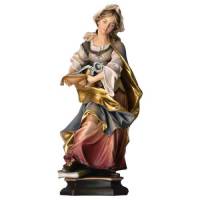 Houtsnijwerk beeld Heilige Apolonia 20 cm gekleurd 