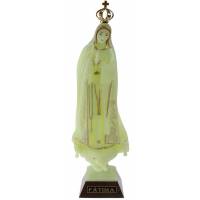 Statue 23 cm - Fatima - Lumineux + paillettes