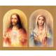 Poster 20 X 25 cm H. Hart van Jezus en Maria 
