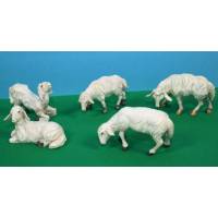 Set de 5 moutons - Max 3 cm
