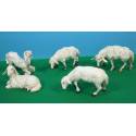 Set van 5 schapen - Max 3 cm 