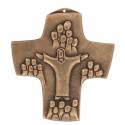 Kruisbeeld Brons 9.5 X 10.5 