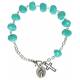 Armband-tientje - Glas - Turquoise 