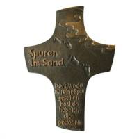 Kruisbeeld Brons 18 Cm Spuren Im Sand 