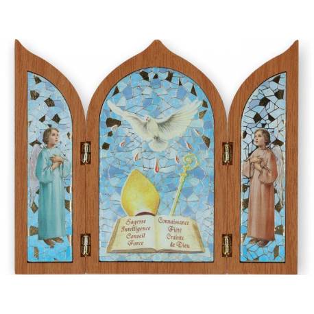 Triptyque 12 X H10 cm - St Esprit