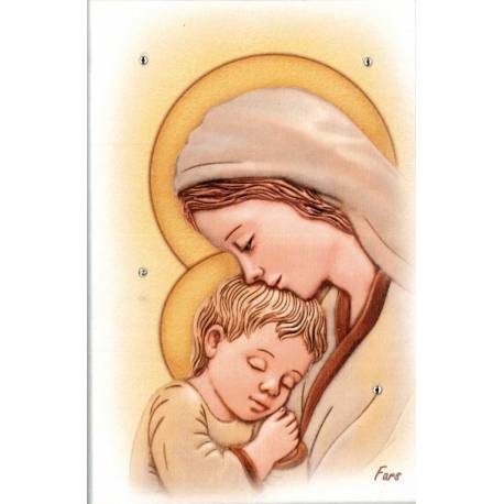 Cadre 10 X H15 cm - Vierge et Enfant