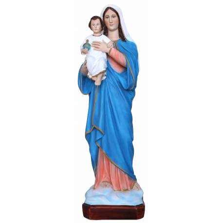 Statue vierge avec enfant 50 cm en résine