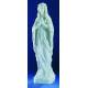 N.D. de Lourdes - 60 cm - "marbre" blanc