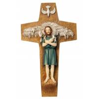 Kruisbeeld - 15 cm - Goede Herder 