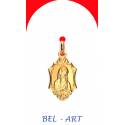 Médaille Or 9 Crts - Banneux - 21 X 13 mm