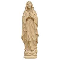 Statue en bois sculpté Notre Dame de Lourdes 8 cm bois naturel