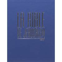 Bible de Jérusalem - Edition Luxe Cuir Bleu 