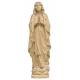 Houtsnijwerk beeld Onze Lieve Vrouw van Lourdes 18 cm natuur hout 