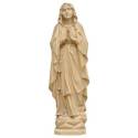 Houtsnijwerk beeld Onze Lieve Vrouw van Lourdes 18 cm natuur hout 
