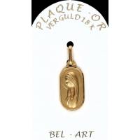 Médaille plaqué-or - Vierge