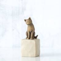 Statuette Willow Tree : Chat Sur Socle 7.5 Cm - Love my cat