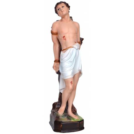 Statue Saint Sebastien 40 cm en résine