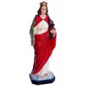 Statue Sainte Cecilie 130 cm en fibre de verre