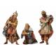 Set de trois rois mages : crèche de Noël en bois Ulrich 15 cm