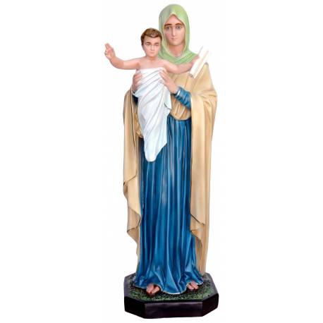 Statue Vierge Marie Reine des Apôtres 100 cm en fibre de verre