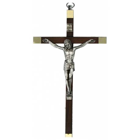 Kruisbeeld 17 cm Hout 