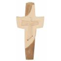 Houtsnijwerk Kruisbeeld - Verrezen Christus - H 15 Cm 2 Kleuren hout 