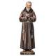 Statue en bois sculpté de Padre Pio