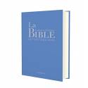 Bible - Traduction Liturgique avec notes explicatives - Couverture cuir bleue 