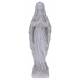 Statue Notre Dame de Lourdes 52 cm marbre blanc antique