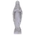 Statue Notre Dame de Lourdes 52 cm marbre blanc antique