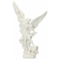 Beeld 30 cm - Alabaster - Heilige Michael 