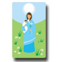 Maria frame en Jezus 12x8cm 