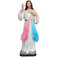 Statue Christ Miséricordieux 180 cm en fibre de verre