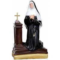 Statue Sainte Rita à genoux 20 cm en résine