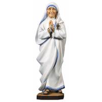 Houtsnijwerk beeld Moeder Teresa 30 cm gekleurd 