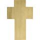 12 cm natuurlijk houten kruis 