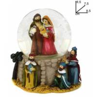 Boule de neige - Nativité - Diam 6,5 cm