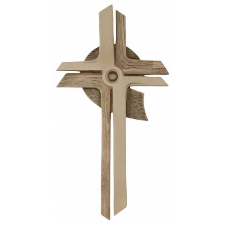 Croix Murale 20 Cm Tons bois
