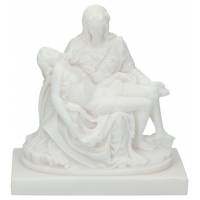 Beeld 18 cm - Alabaster - Pieta 