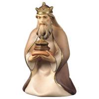 Koning Knielend voor kerstfiguren van 10 cm Gekleurd 