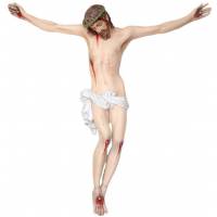 Statue corps du Christ 120 cm 110 X 120 en fibre de verre
