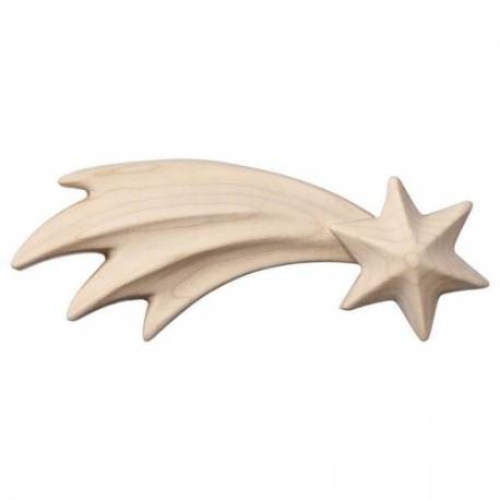 Gesneden houten ster voor Komeet Kerstgroep 